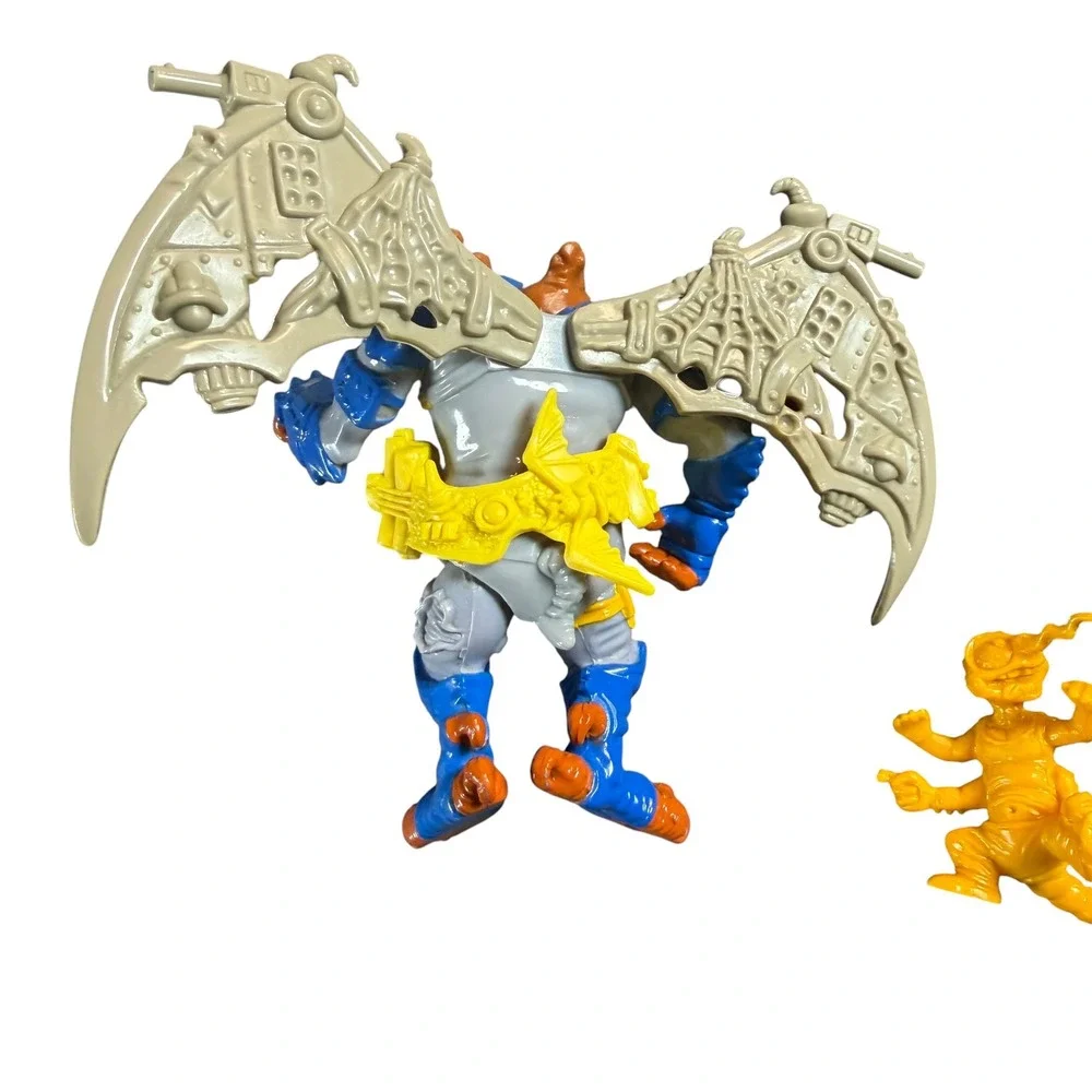 TMNT Chrome Dome Wingnut Screwloose Action Figure Lot 100% Complete Vintage 1990